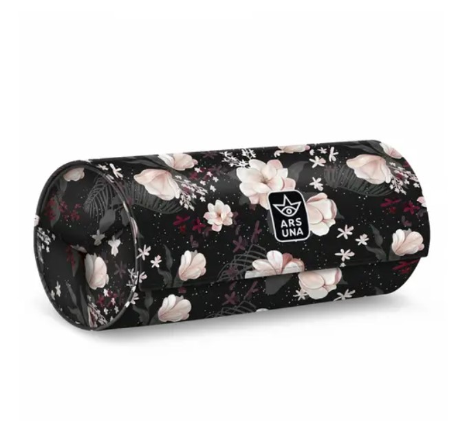 Ученически несесер ролка Ars Una Flowery Black (5374) 1