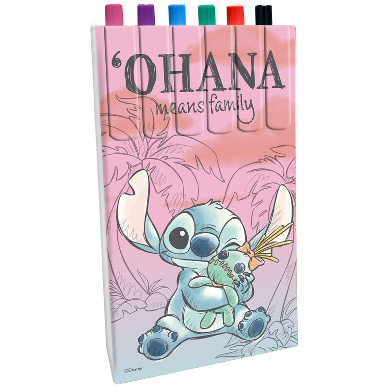 Комплект химикали Stitch 6 цвята Ohana Means Family 1