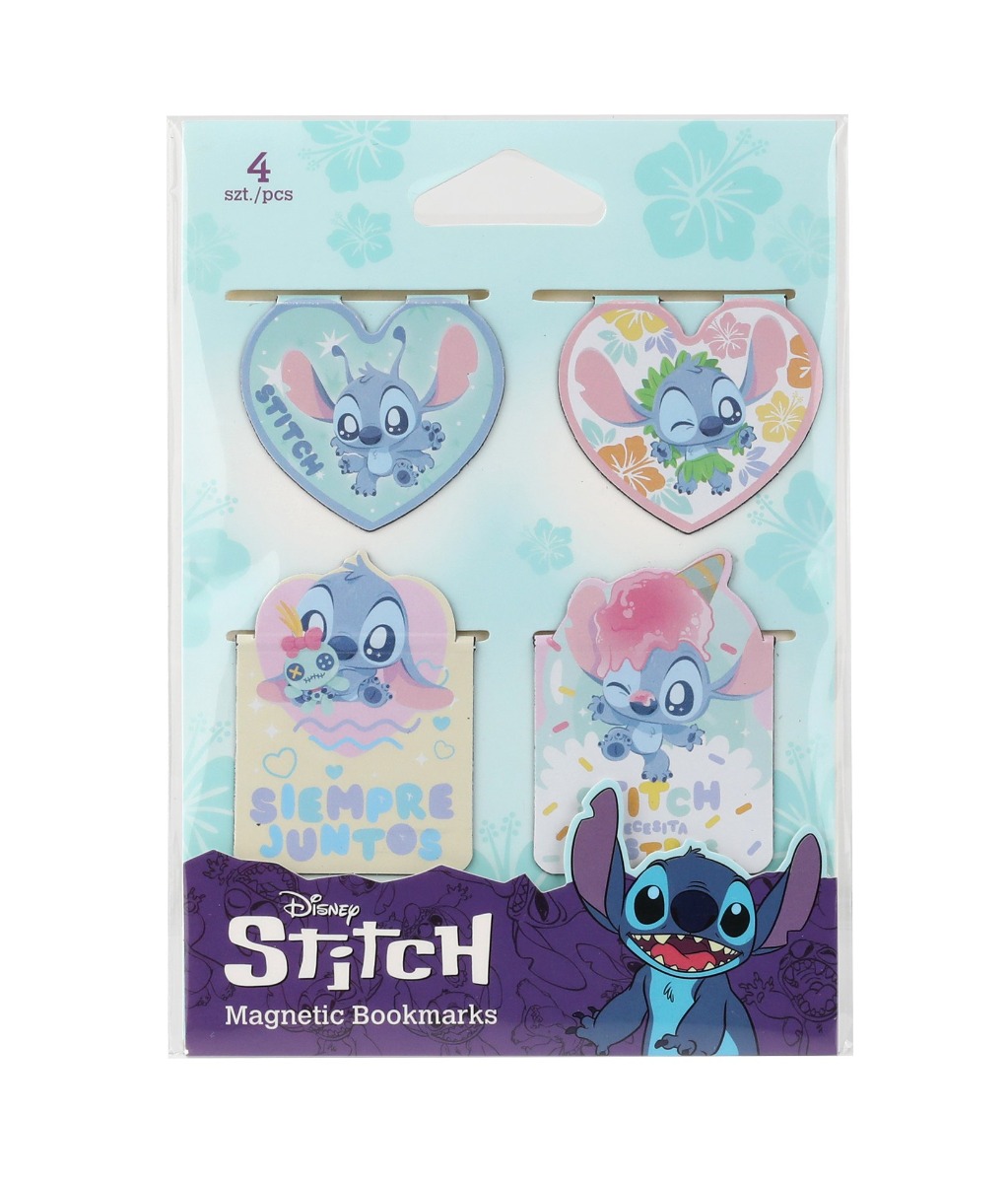 Магнитни книгоразделители 4 бр. Stitch 1