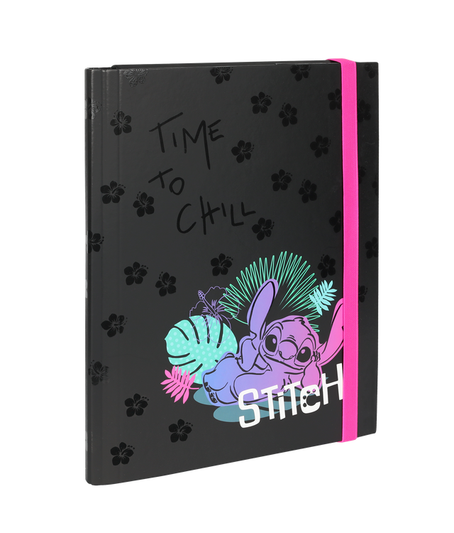 Папка картон A4 Coolpack - Stitch Black - Time to Chill 1
