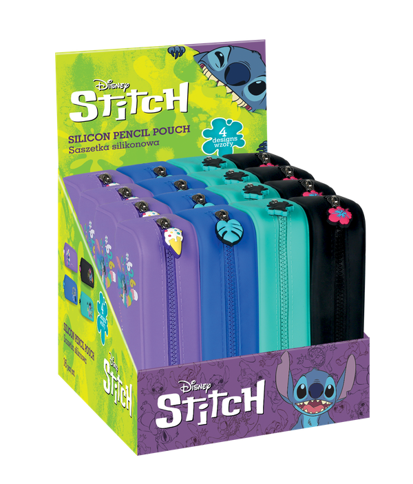 Силиконов несесер COOLPACK - TUBE - SILICONE - STITCH Black 1