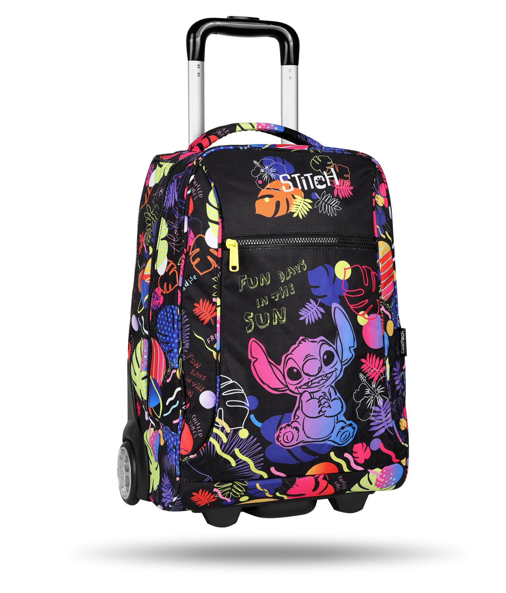 Ученическа раница на колела Coolpack - Compact - Stitch Black 1