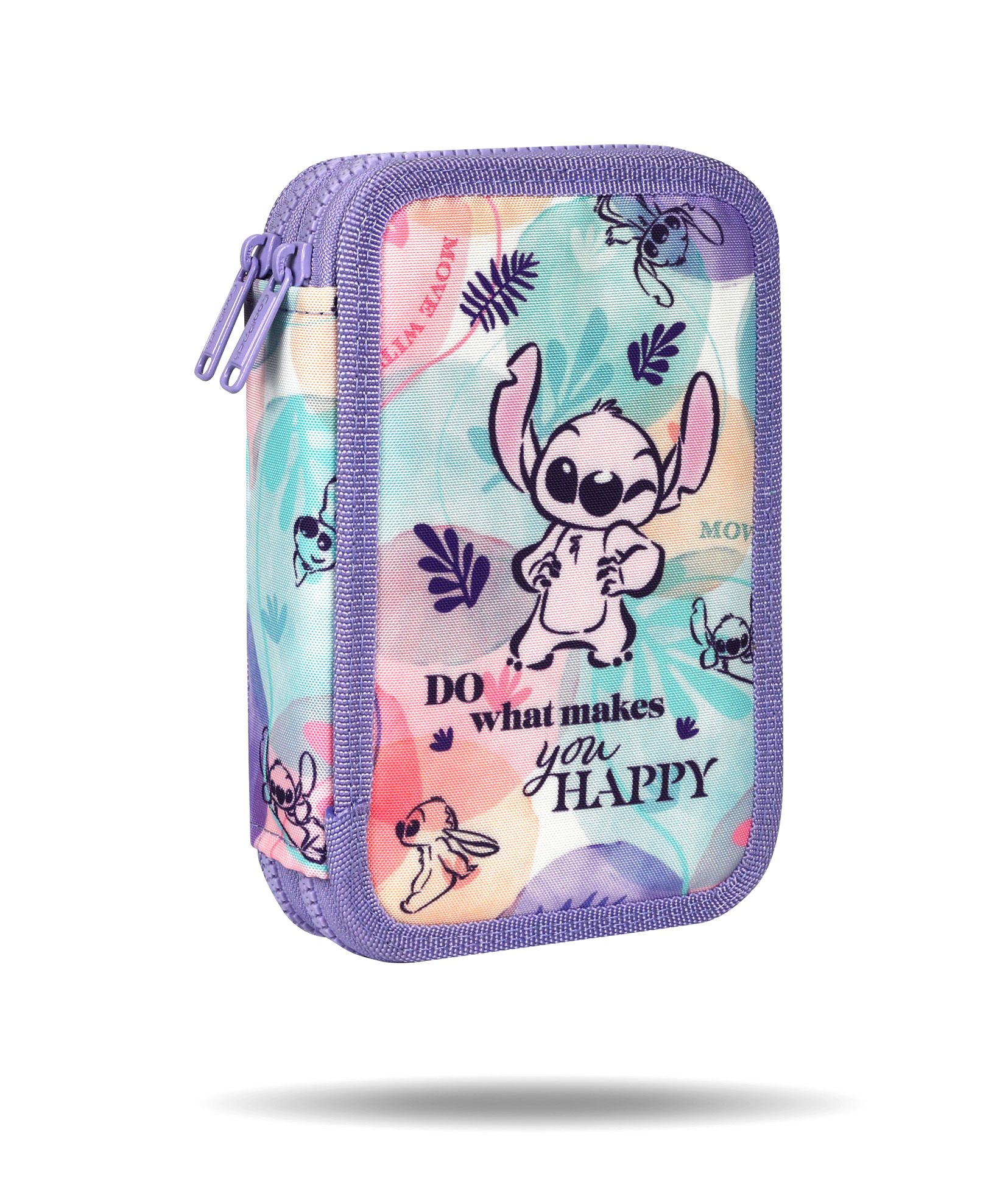 Ученически несесер с пособия Coolpack - Jumper 2 - Stitch Pastel 1