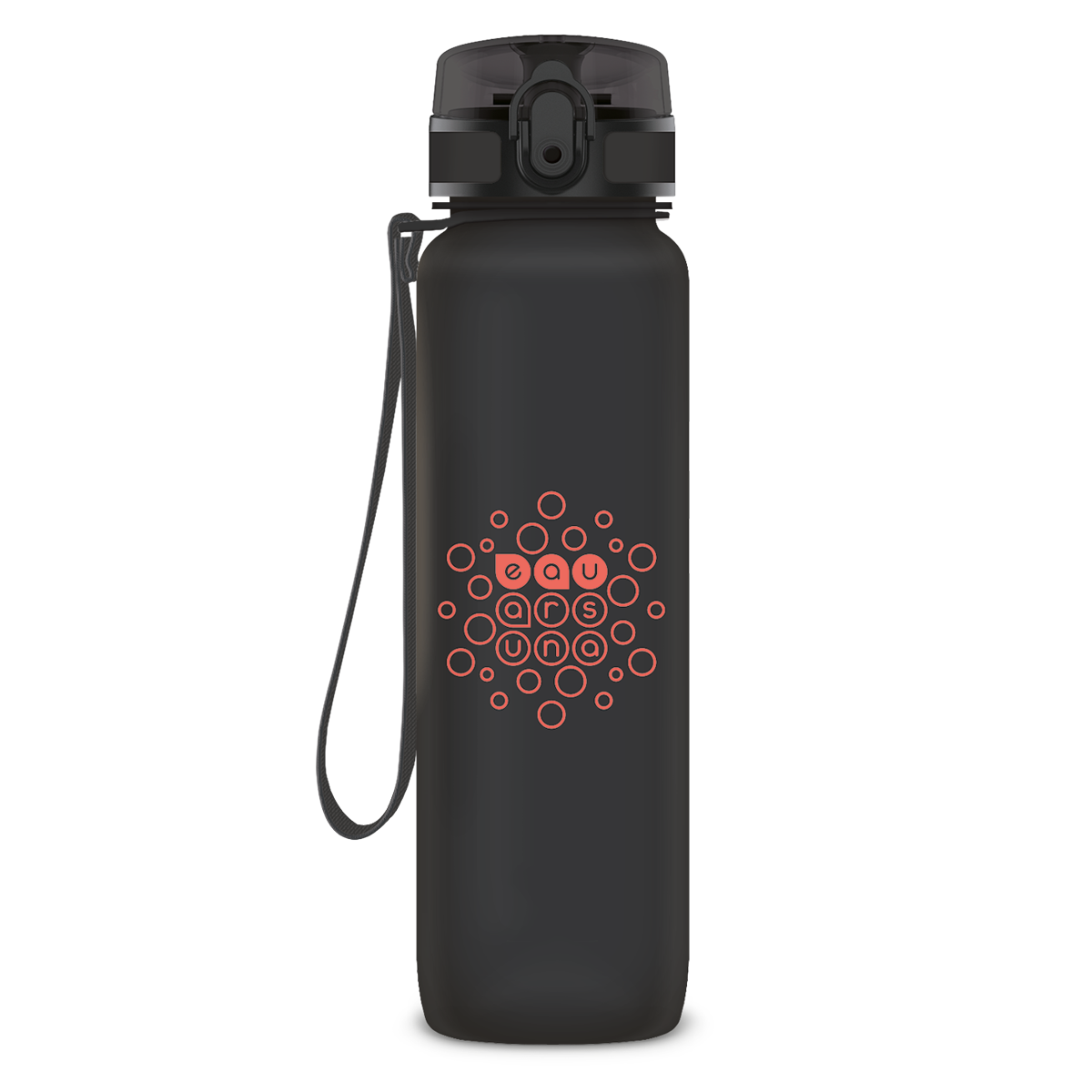 Бутилка за вода Аrs Una  Dark gray 1000 ml - BPA free 1