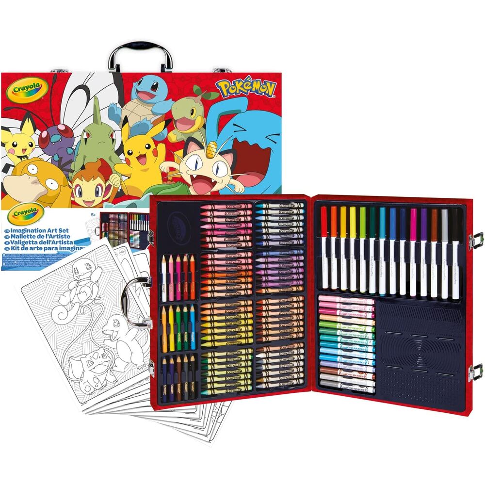 Куфарче за рисуване Crayola Pokemon Artist 1