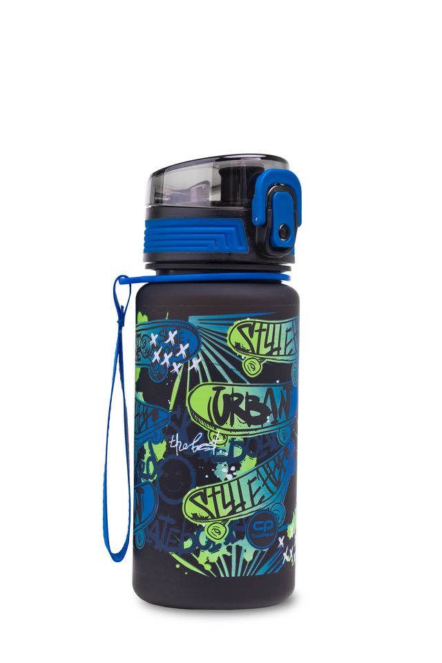 Бутилка за вода COOLPACK - Brisk 400ml - SKATE NIGHT 1