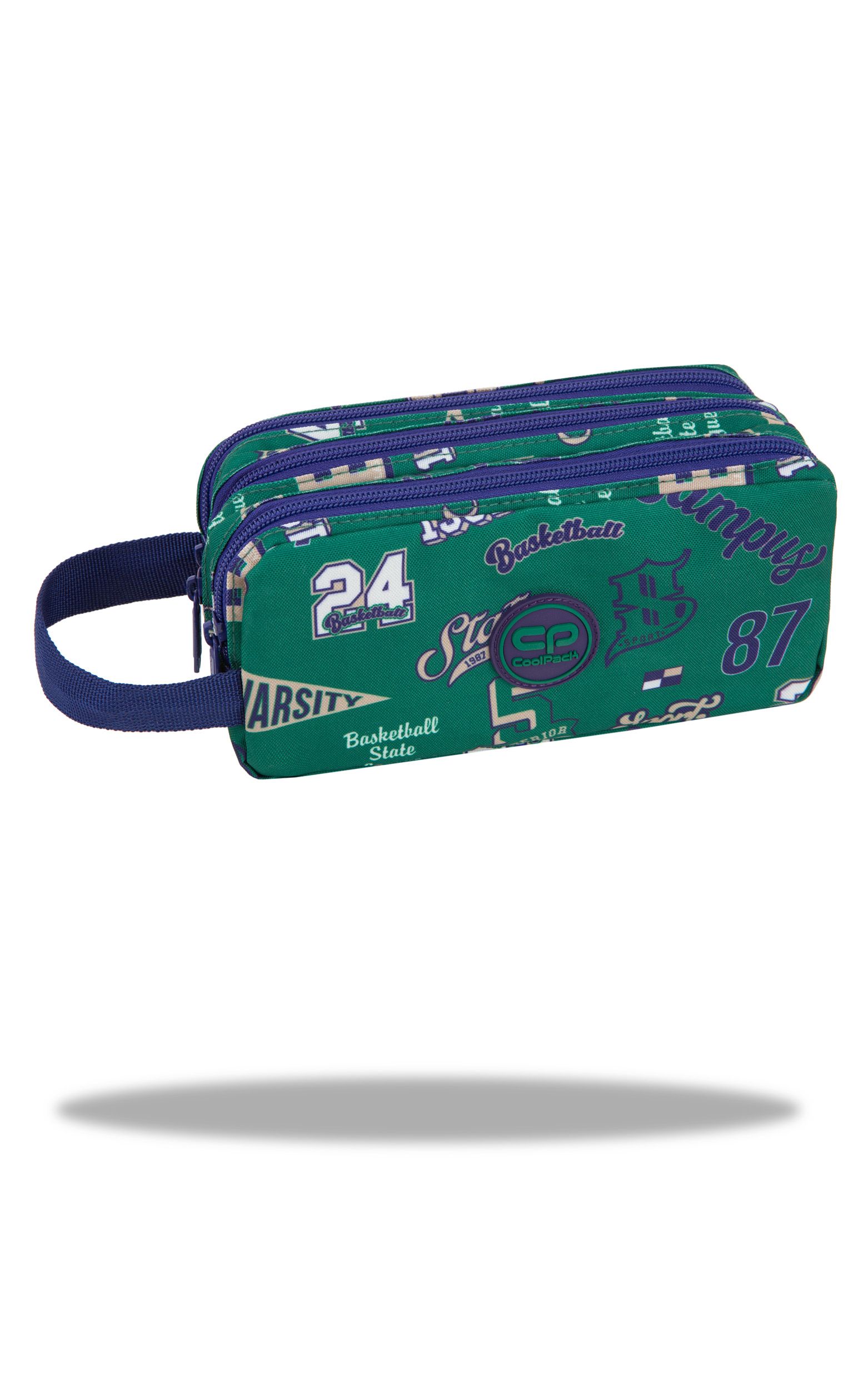 Ученически несесер с три ципа COOLPACK - PRIMUS - AMERICAN RETRO 1