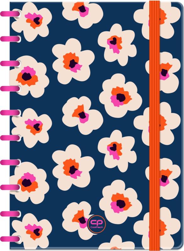 Тетрадка B5 Coolpack малки квадратчета FLORES NINA 1