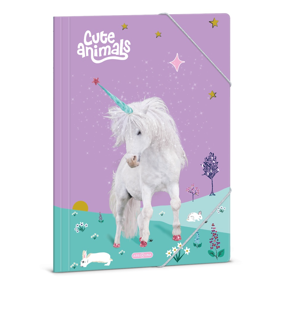 Папка с ластик A4 - ARS UNA - Unicorn (5448) 1