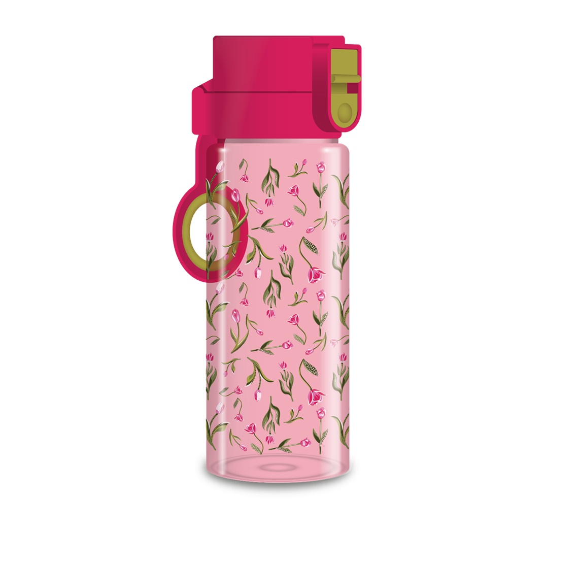 Бутилка за вода ARS UNA - 475 ml Pink tulips (5479) 25 1