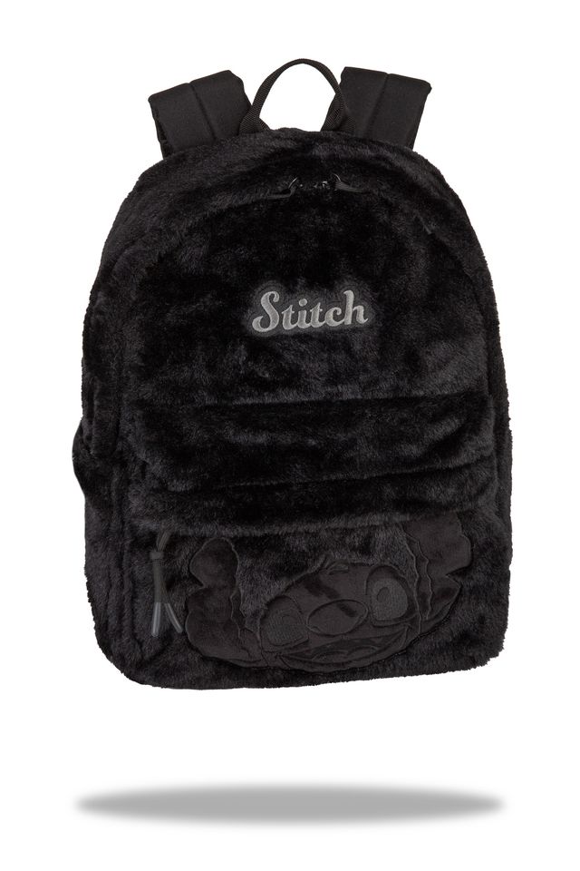 Пухкава раница Coolpack - STITCH FLUFFY BLACK 1
