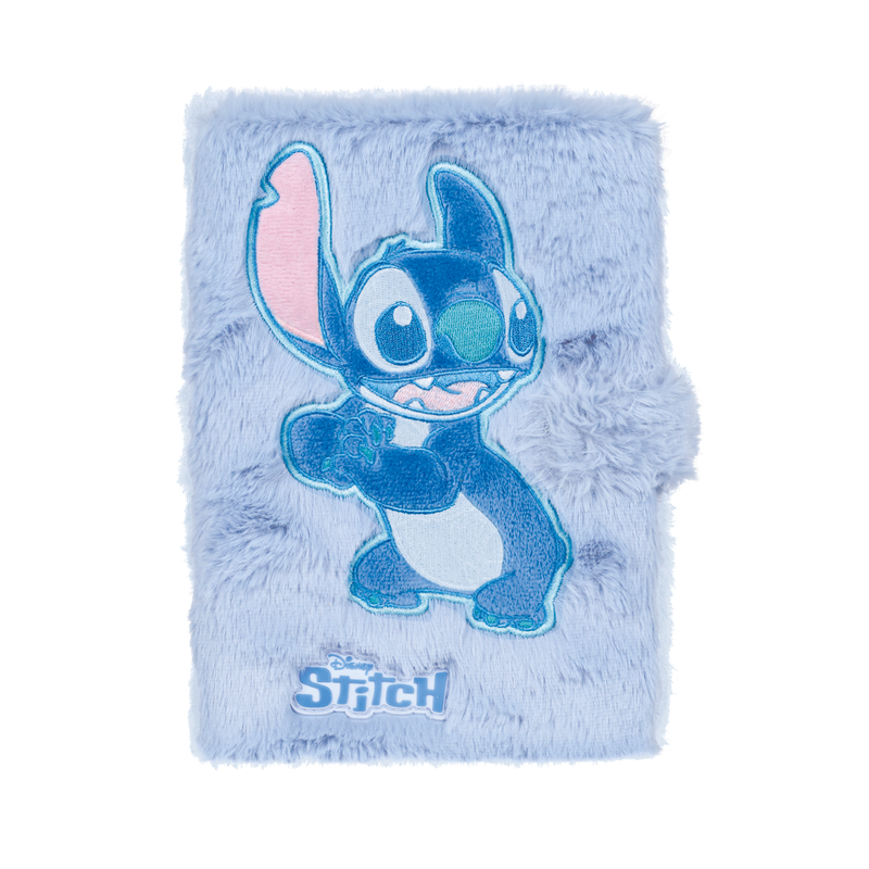 Пухкава тетрадка A5 &ndash; Stitch Fluffy BLUE 1