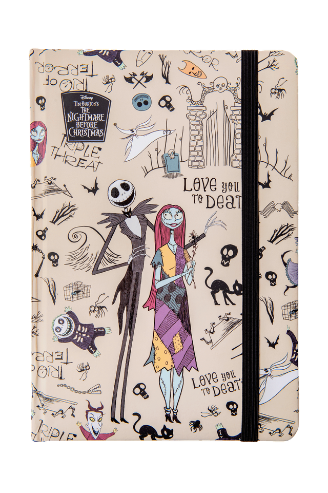 Тетрадка A5 с ластик 80 л. ред The Nightmare Before Christmas_1 1
