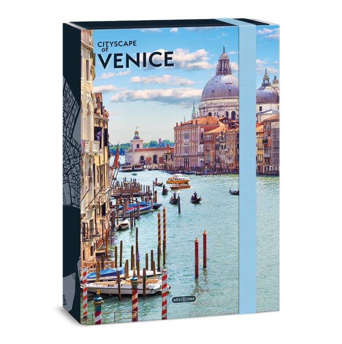 Кутия с ластик А4 Ars Una Cityscape Venice 1