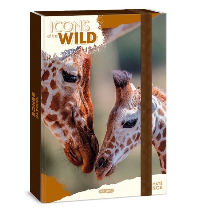 Кутия с ластик А4 Icons of the Wild - Giraffes кутия с ластик А4 1