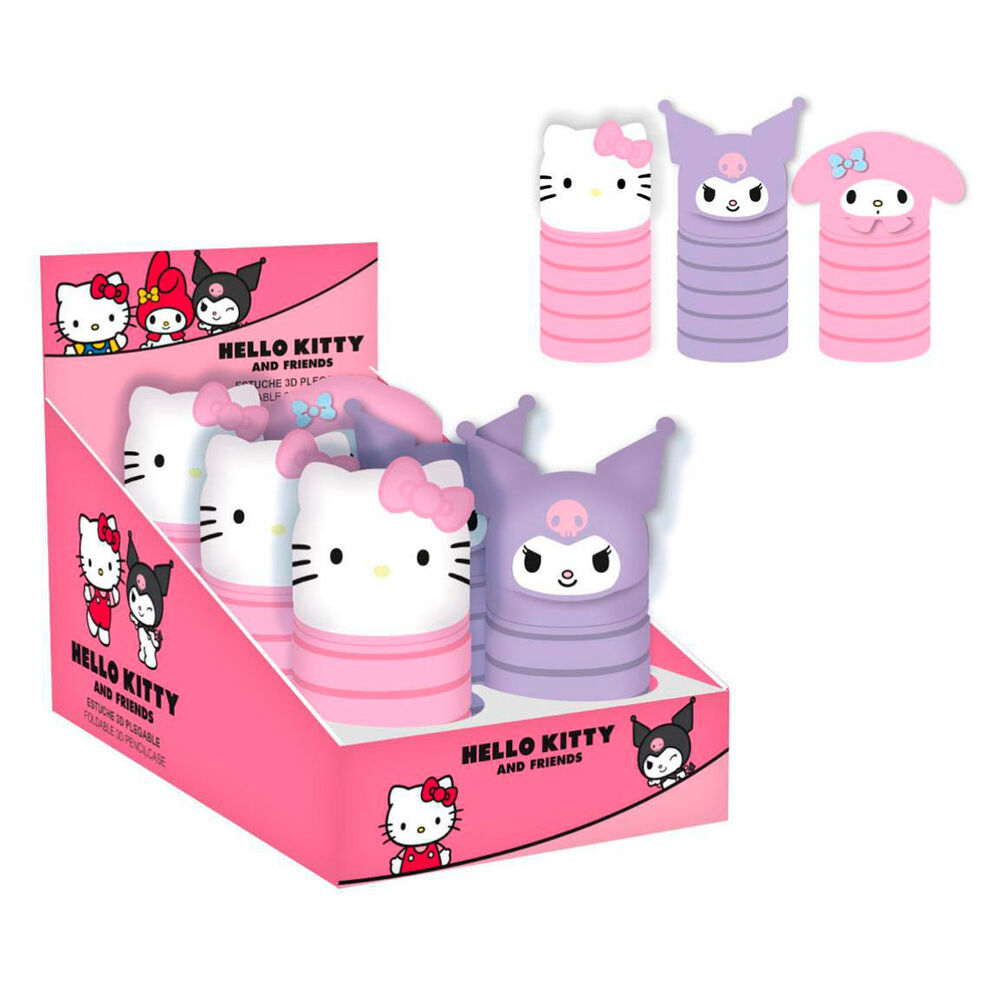 Разтегателен силиконов несесер Hello Kitty Kuromi, АСОРТИМЕНТ 1