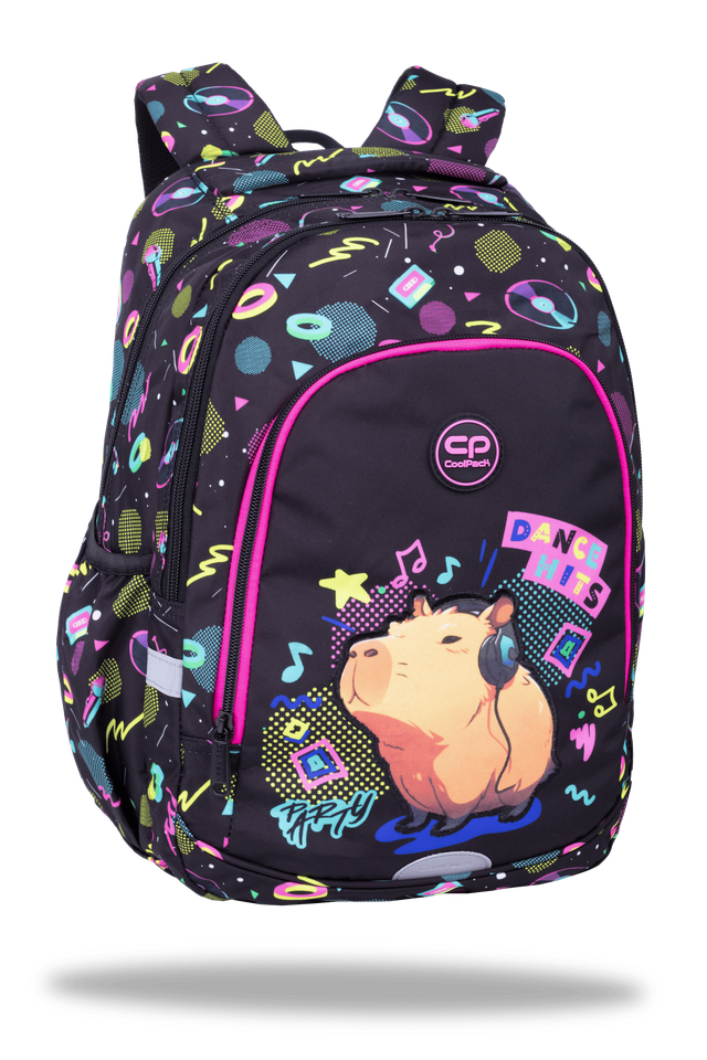Ученическа раница Coolpack - Prime PRO - CAPYBARA MUSIC 1