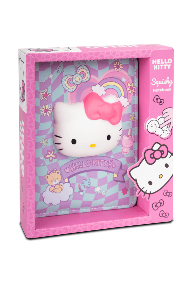 B6 Squishy тефтер 100 л. Hello Kitty Pastel_2 1