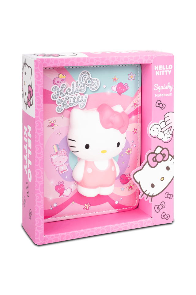B6 Squishy тефтер 100 л. Hello Kitty Pastel_3 1