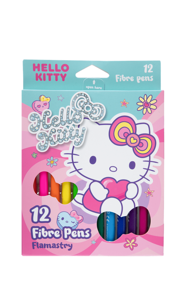 Флумастери 12 цв. Hello Kitty Pastel