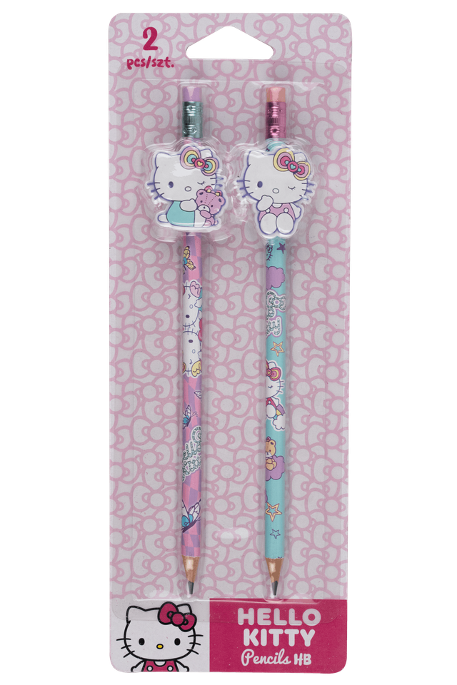 Молив HB 2 бр. блистер Hello Kitty Pastel_3 1