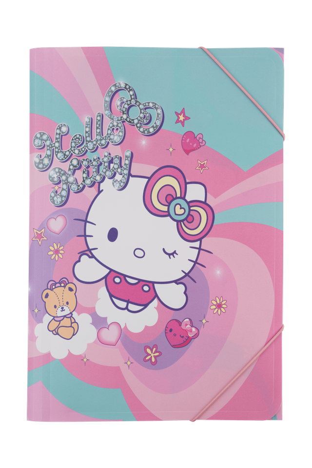 Папка с ластик PP A3 COOLPACK Hello Kitty Pastel 1