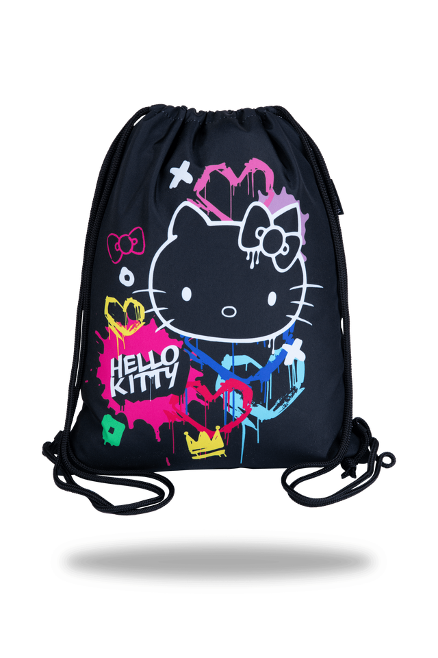 Спортна торба Coolpack - BETA - Hello Kitty Neon Black 1