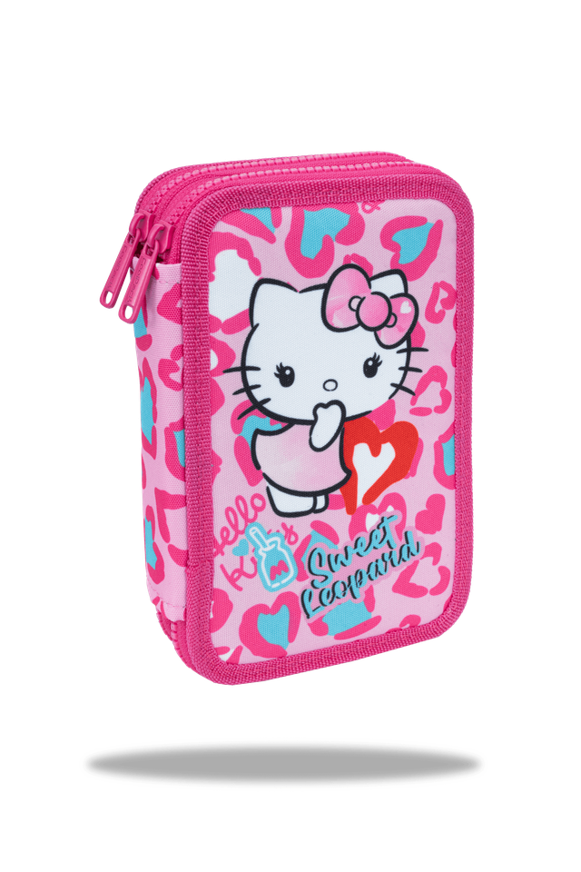 Ученически несесер с пособия COOLPACK - JUMPER 2 - Hello Kitty Pink 1