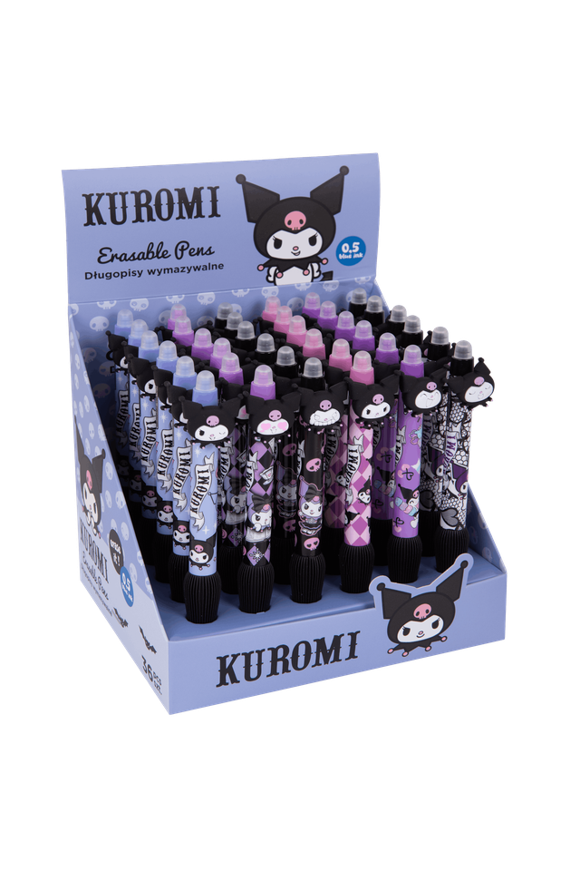 Химикал с гума дисплей 36 бр. Kuromi grip 1