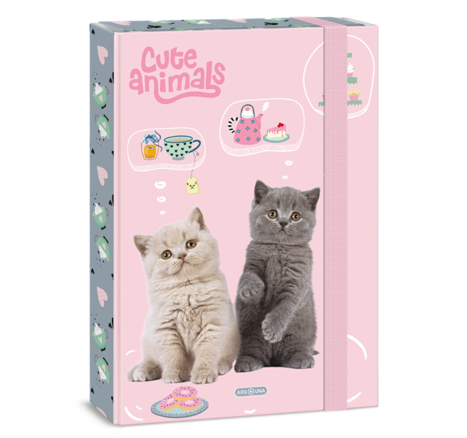 Кутия с ластик А4 Ars Una Tea party (5532) 1