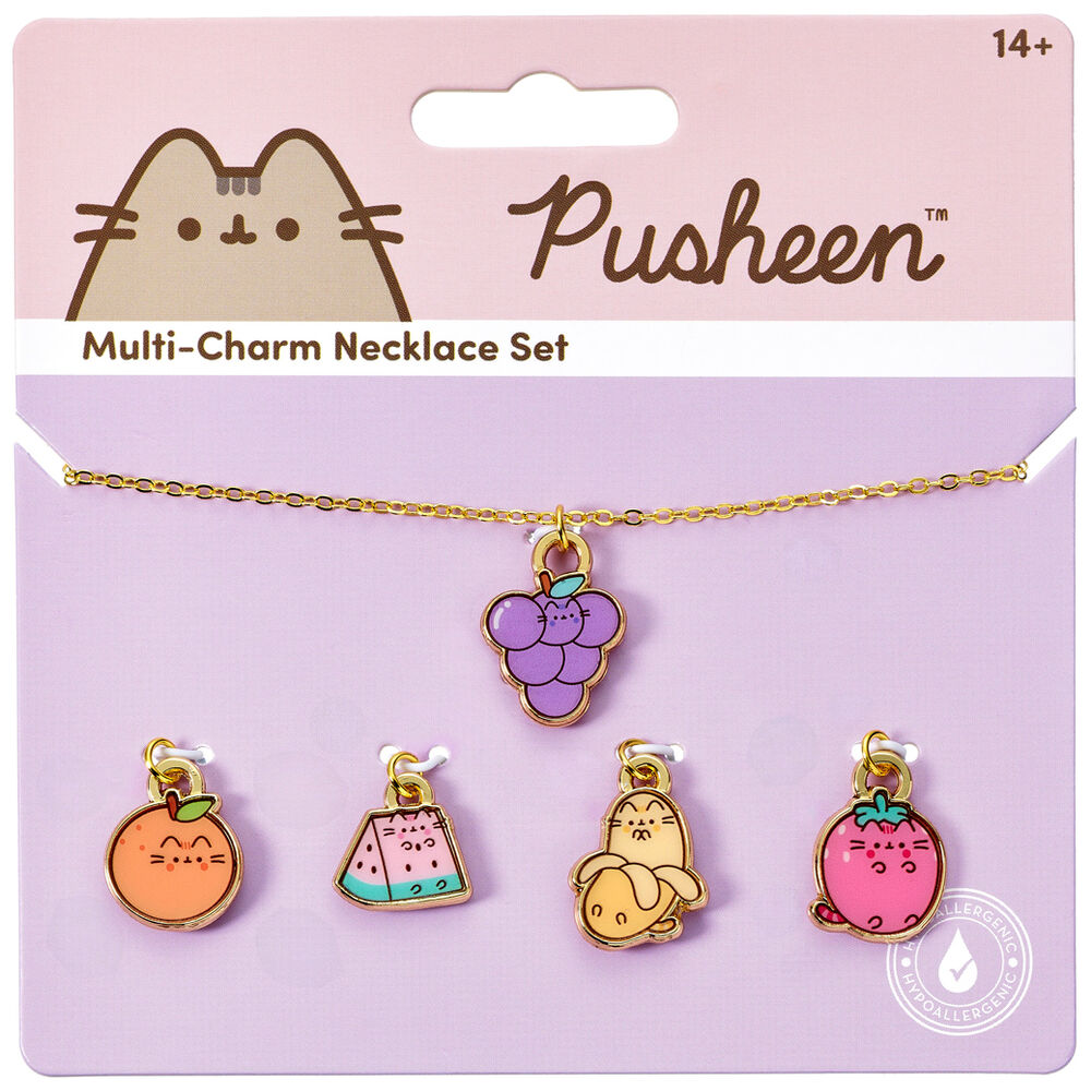 Колие с талисмани Pusheen Fruits The Carat Shop 1