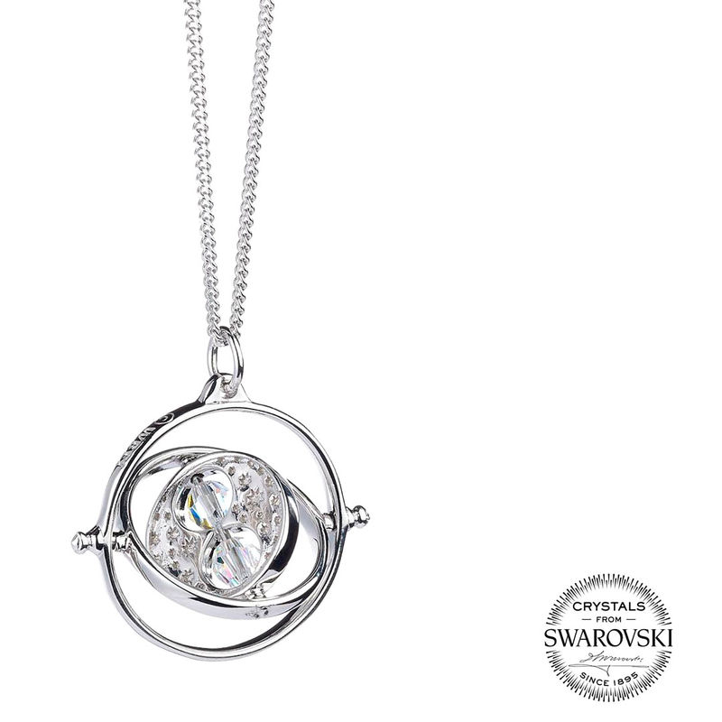 Сребърно колие Swarovski Harry Potter Time Turner 1