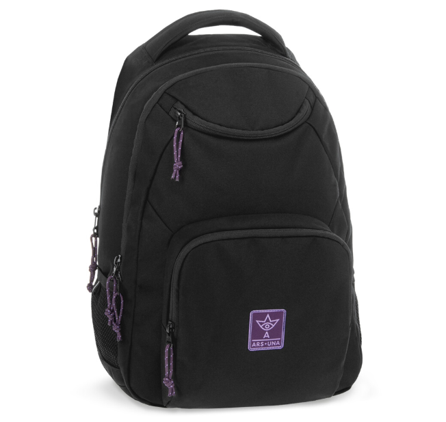 Ученическа раница AU-6 Ars Una Girl Black-Violet Cordura 1