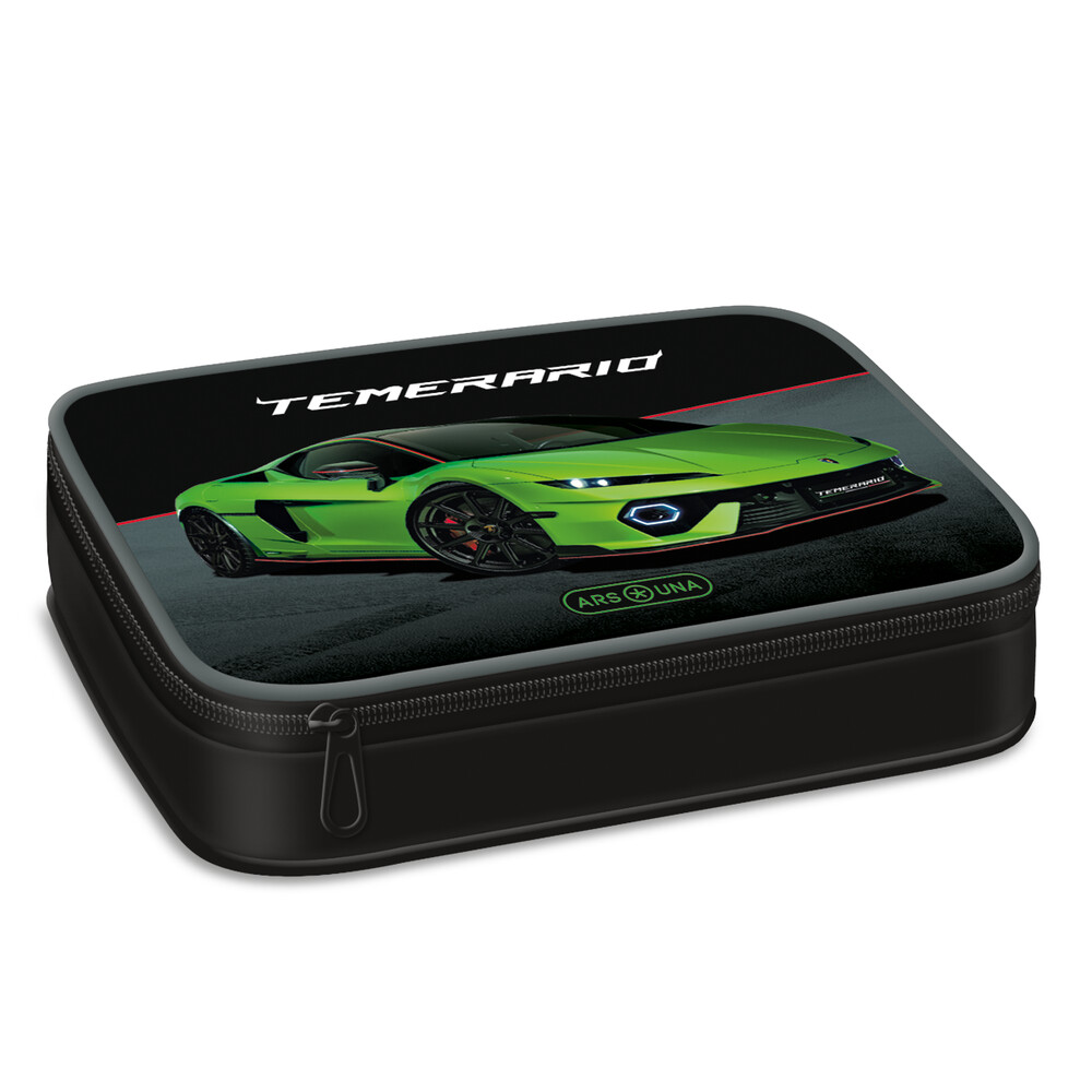 Ученически несесер с един цип на две нива Lamborghini (5522) 1