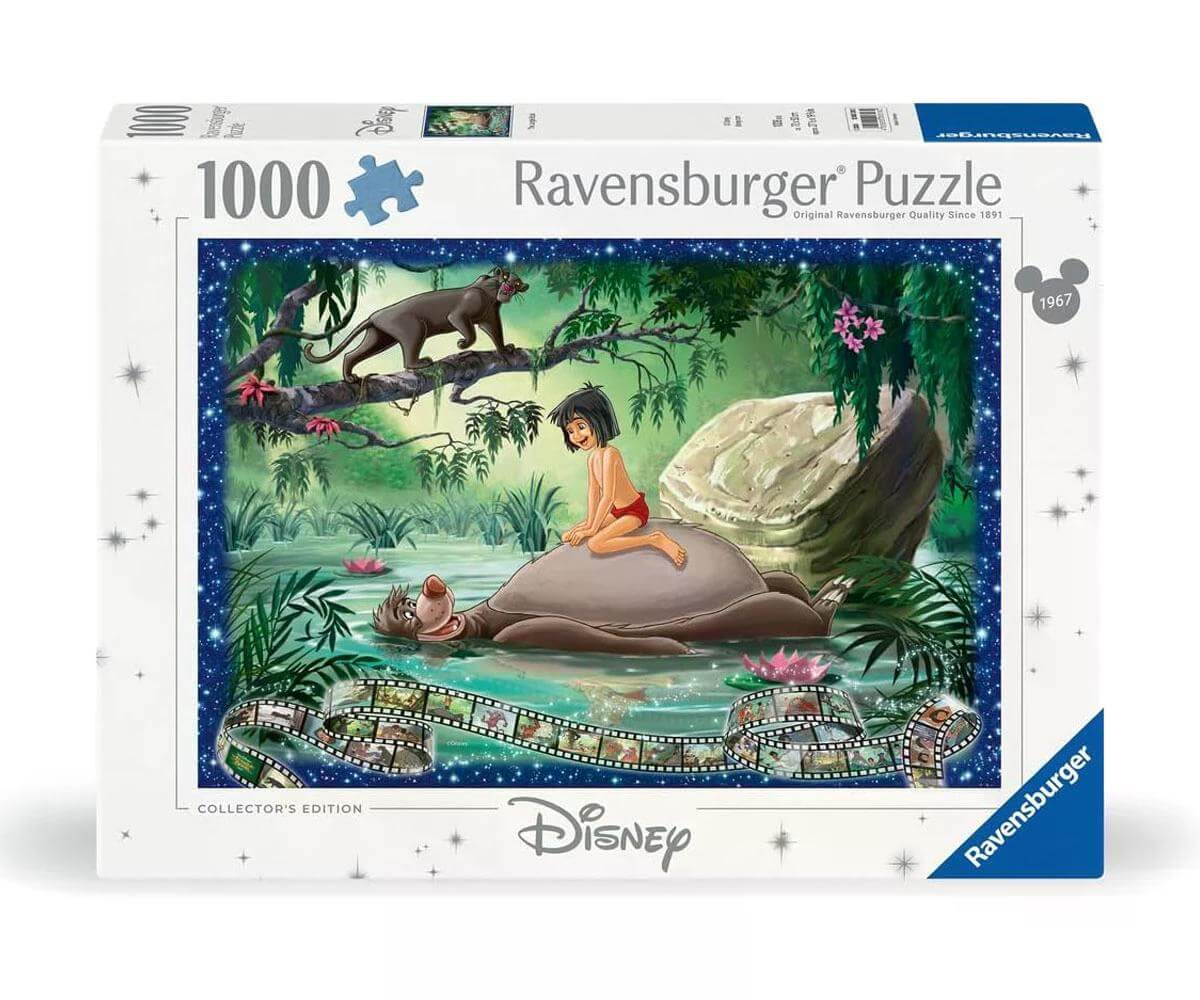 Ravensburger - Пъзел 1000 ел. - Дисни колекция - Книгата за джунглата 1