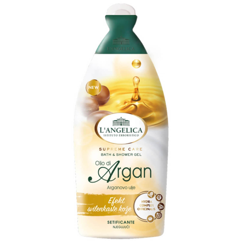 Душ Гел L'ANGELICA OFFICINALIS Био Масло от Арган 500мл 1