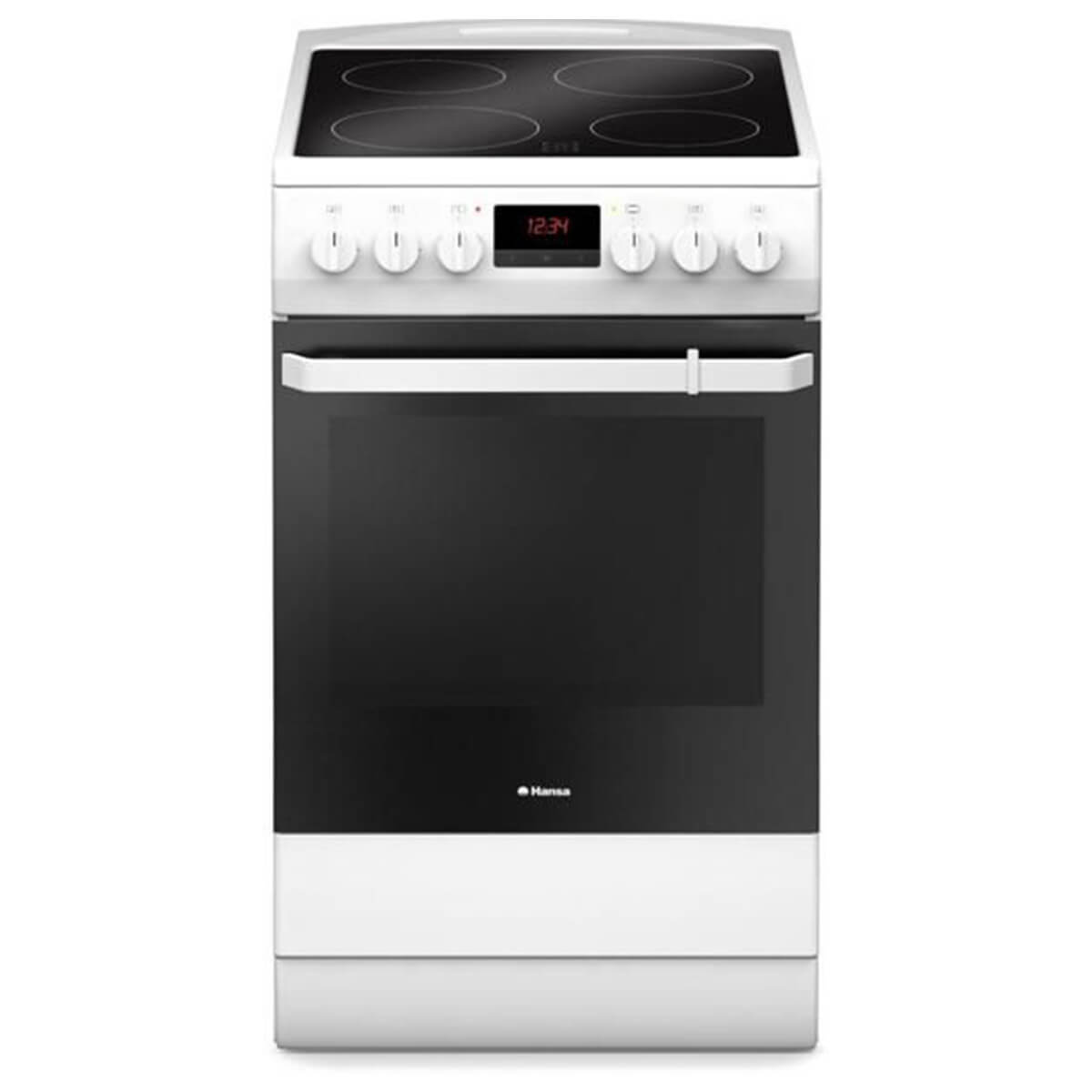 Готварска печка Hansa FCCW59209 със стъклокерамичен плот 1