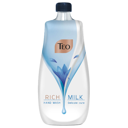 Течен Сапун Пълнител TEO MILK RICH Delicate Rose 800мл Син 1
