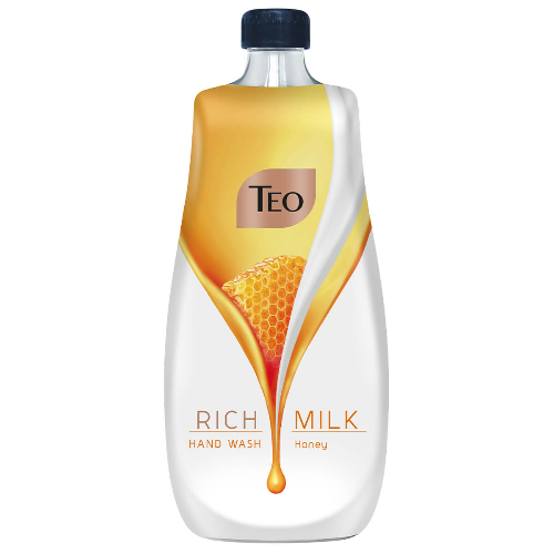 Течен Сапун Пълнител TEO MILK RICH Honey Gerber 800мл Жълт 1