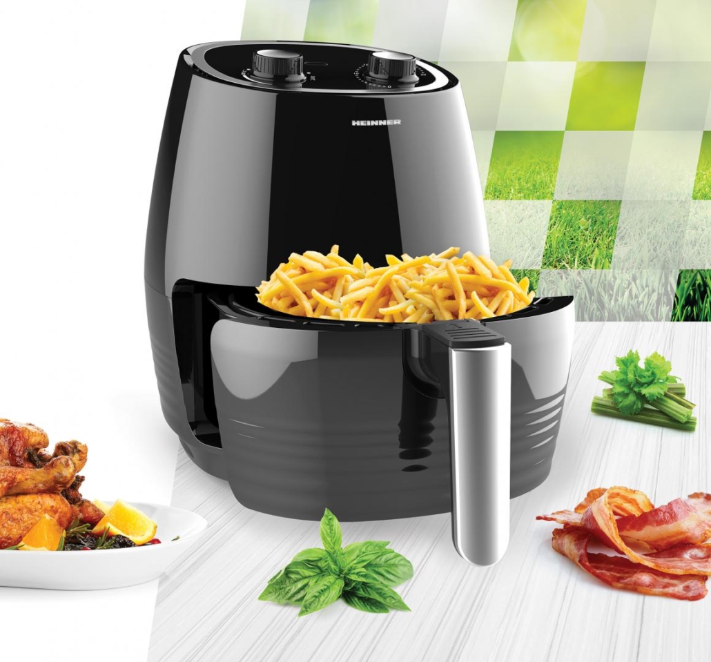 Фритюрник HEINNER HAF-1250BK с горещ въздух 1