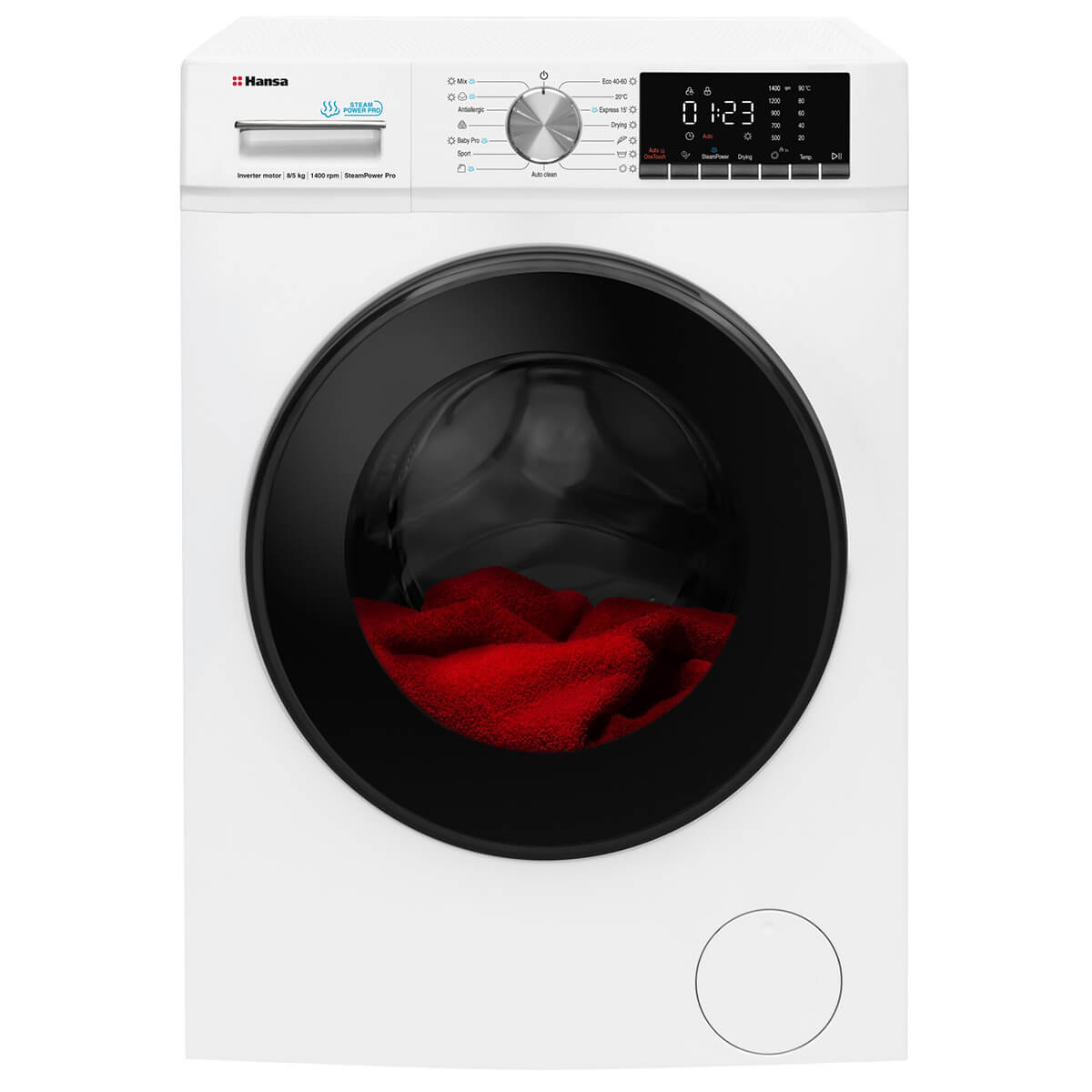Комбинирана пералня със сушилня Hansa WDHG814481W 1