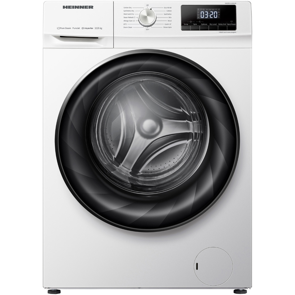 Пералня със сушилня HEINNER HWDM-H10614A 1