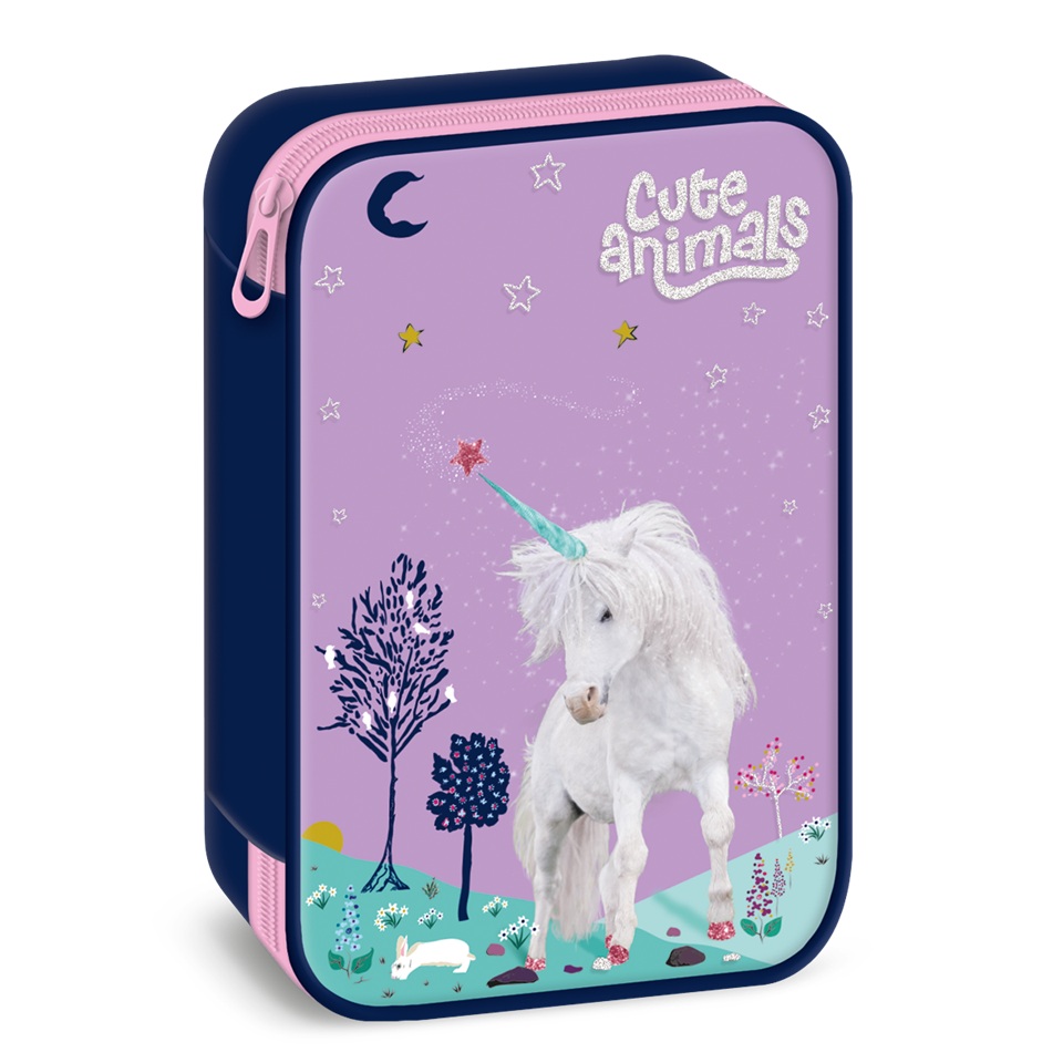 Ученически несесер с един цип на две нива Ars Una Unicorn (5448) 1