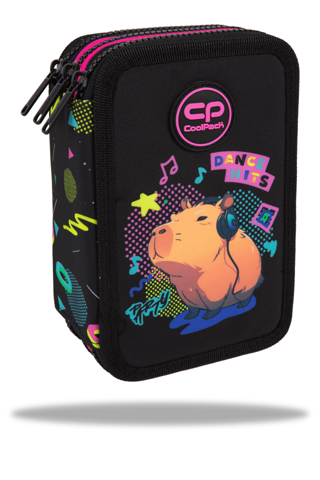 Ученически несесер с пособия Coolpack - Jumper 3 - CAPYBARA MUSIC 1