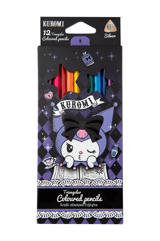 Цветни моливи 12 цв. Kuromi 1