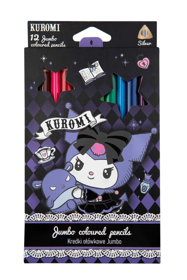 Цветни моливи Jumbo 12 цв. Kuromi 1