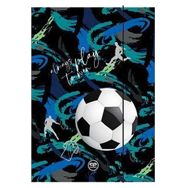 Папка с ластик A4 Coolpack - FOOTBALL NAVY 1