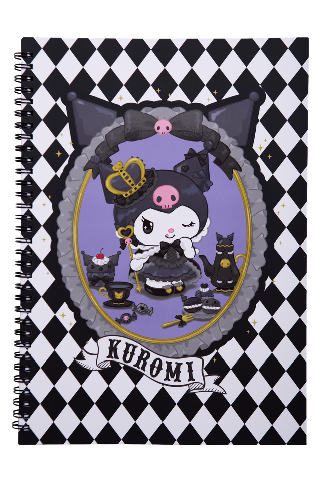 Тетрадка А4 със спирала PP 100 листа Kuromi_2 1