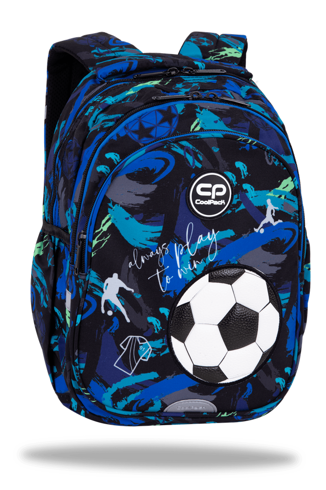 Ученическа раница Coolpack - JERRY - FOOTBALL NAVY 1