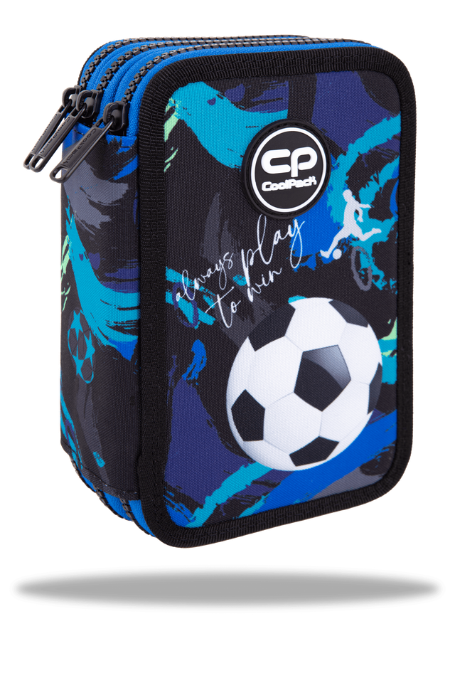 Ученически несесер с пособия Coolpack - Jumper 3 - FOOTBALL NAVY 1